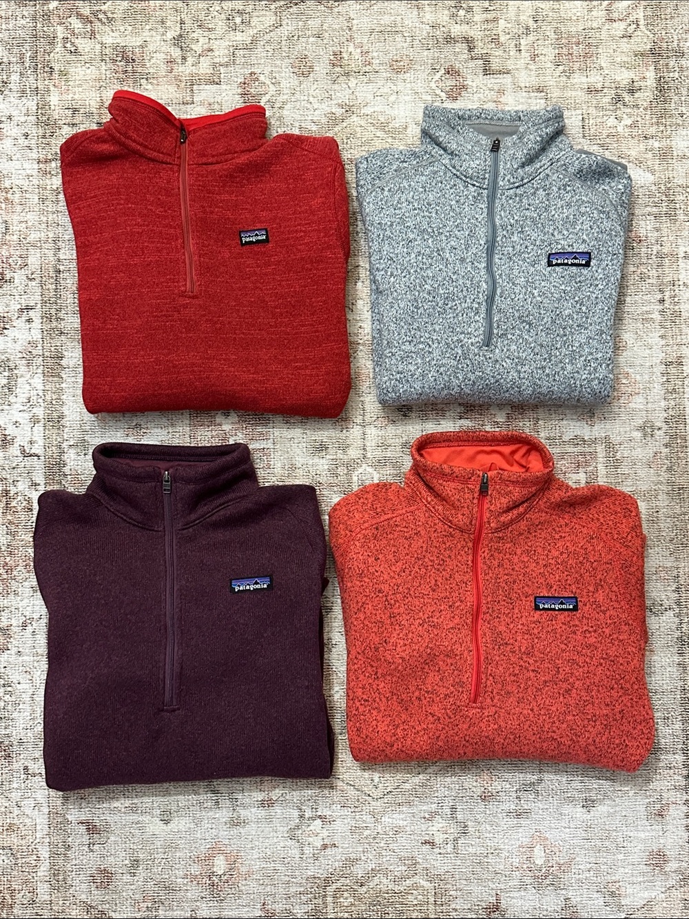 Woman’s Patagonia 1/4 Zip Sweater Bundle